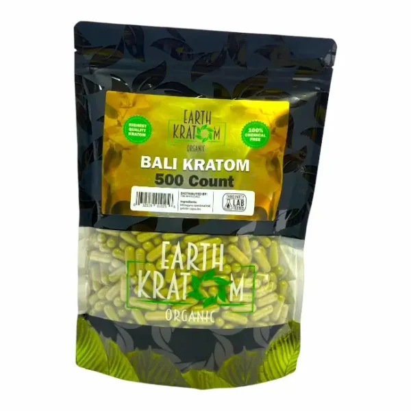 Earth Kratom 500 Capsules