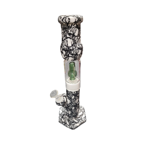 Bones and Skulls Silicone Double Chamber Water Pipe