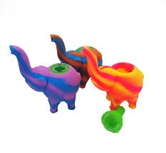 4" Silicone Elephant Hand Pipe