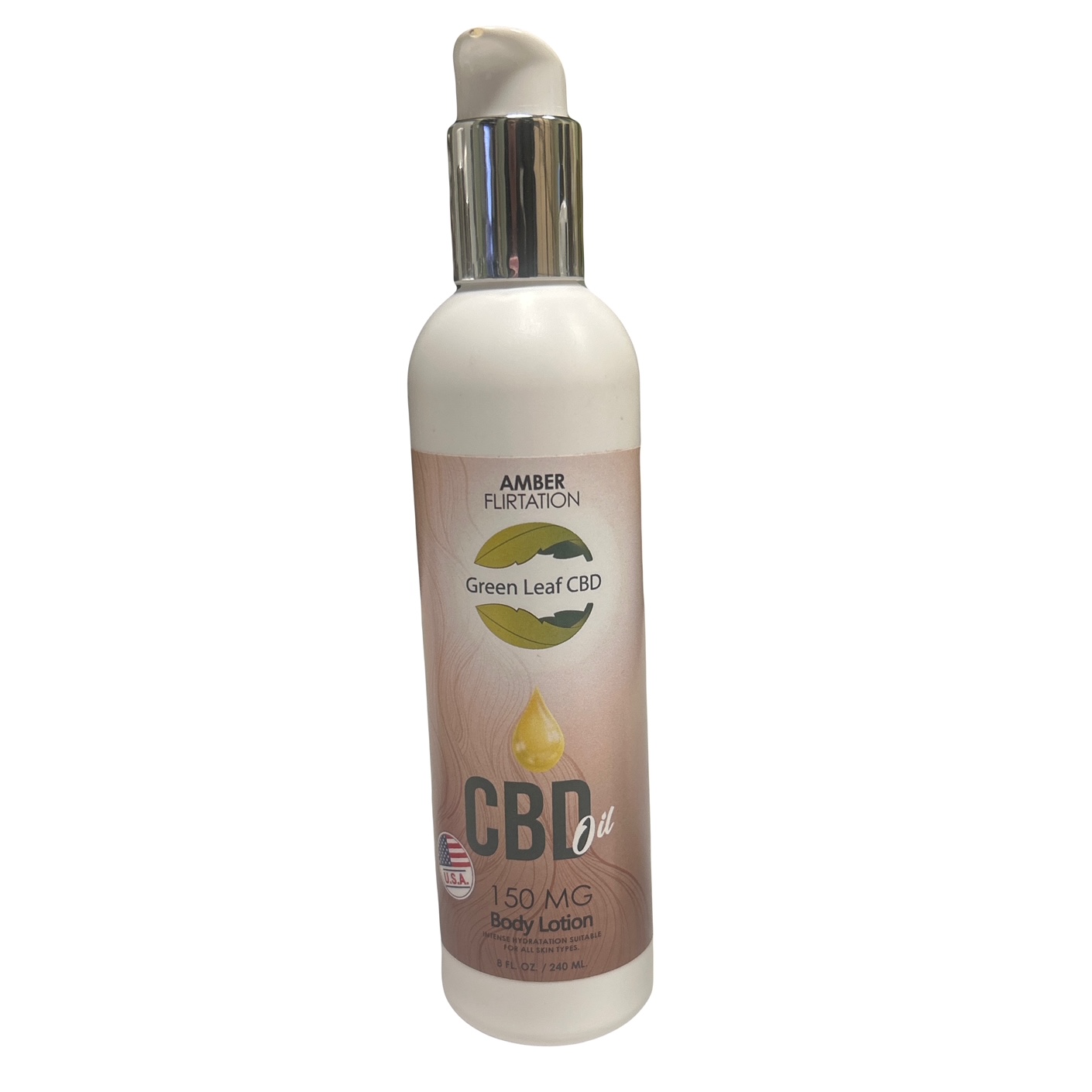 Green Leaf CBD Body Lotion 150 mg — Botanical Relief & Hydration - Image 2