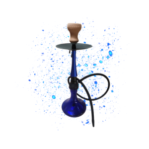Sky Gold Yahya Elegance 22" Aluminum Hookah Shisha (Blue)