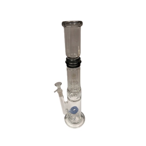 18" Wheel & Dome Percolator Straight Tube Water Pipe