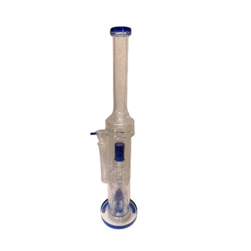 Mushroom Shower Triple Rib Beaker Water Pipe – 18"